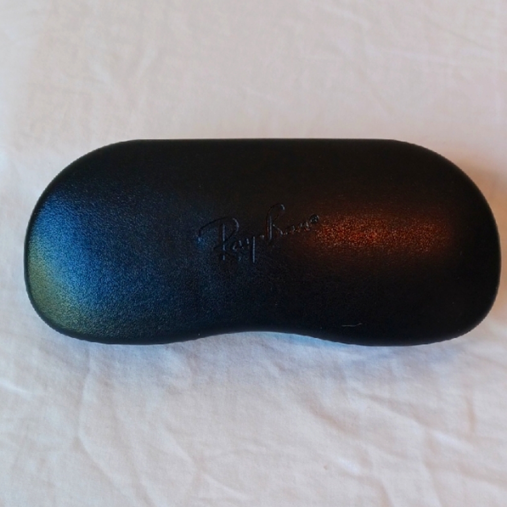 Ray-Ban Hard Shell Eyeglass Sunglass Case, Smooth Black Finish AUTHENTIC
